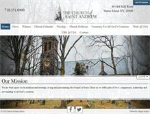 Tablet Screenshot of churchofstandrew-si.com